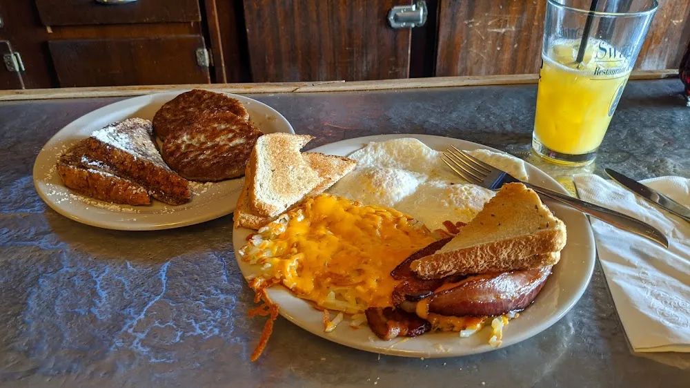Egg Platter with Added Sausage and French Toast